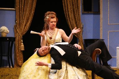 Opulent period scene from Tartuffe